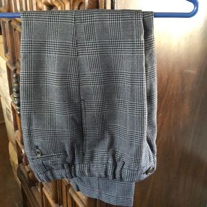 E-land herringbone plaid dress pants, age 8 boys